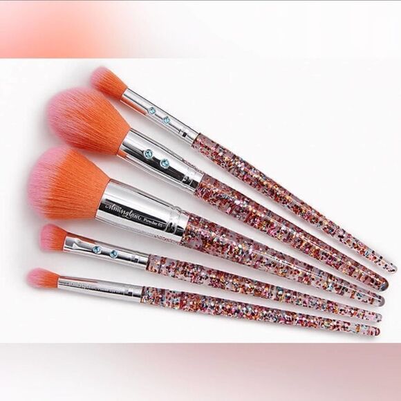 NIP Rainbow Luxe Makeup Brush Set by Slmissglam - Picture 1 of 3
